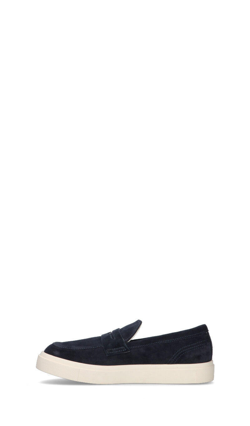 PANCHIC Mocassino uomo blu in suede