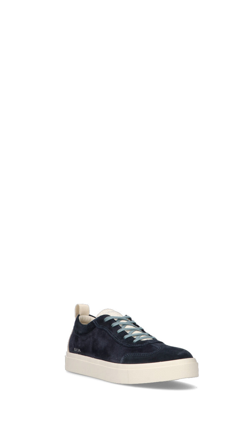 PANCHIC Sneaker uomo blu in suede