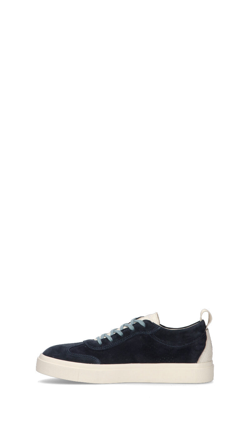 PANCHIC Sneaker uomo blu in suede