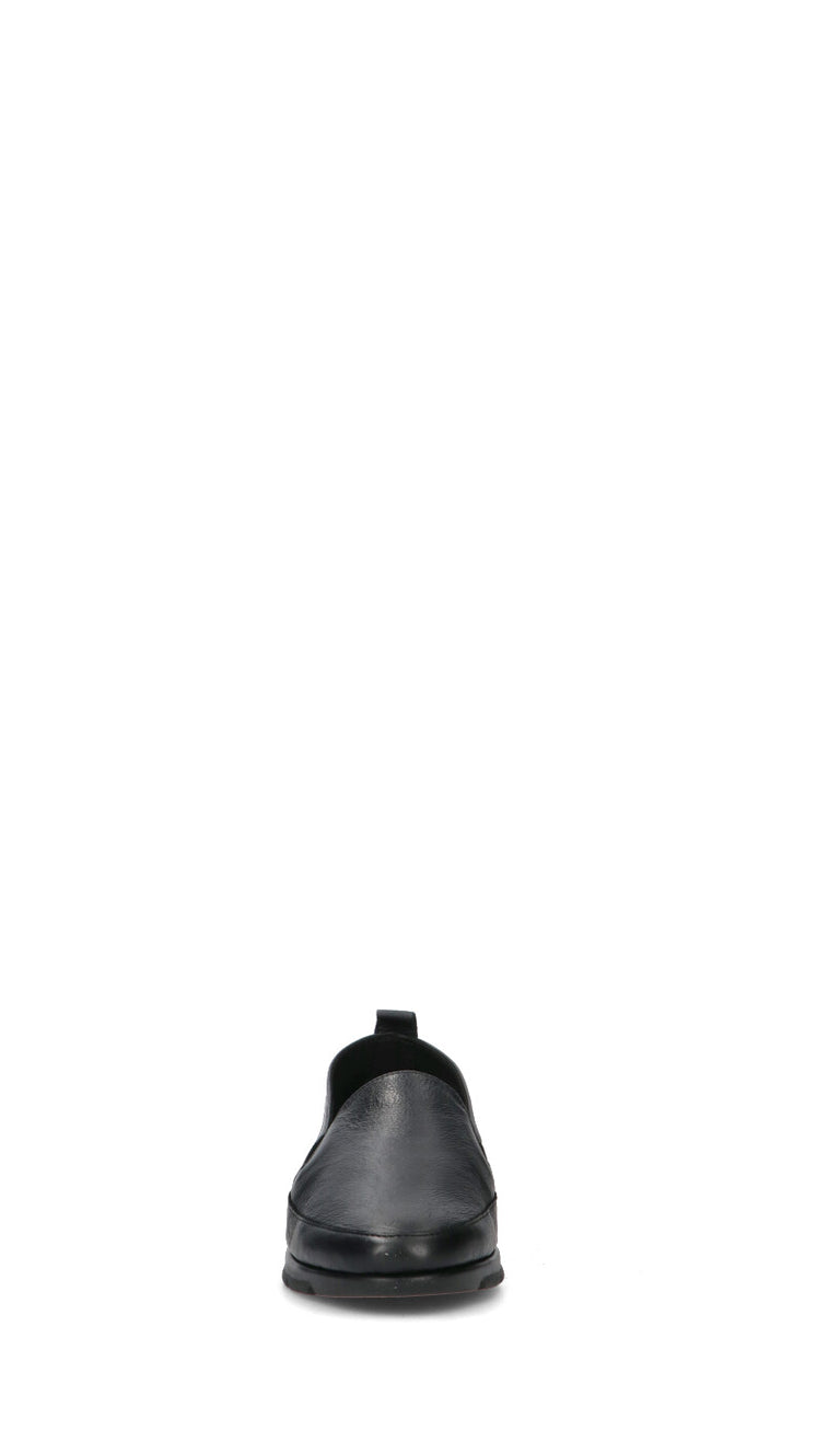 SAYDO Mocassino donna nero in pelle