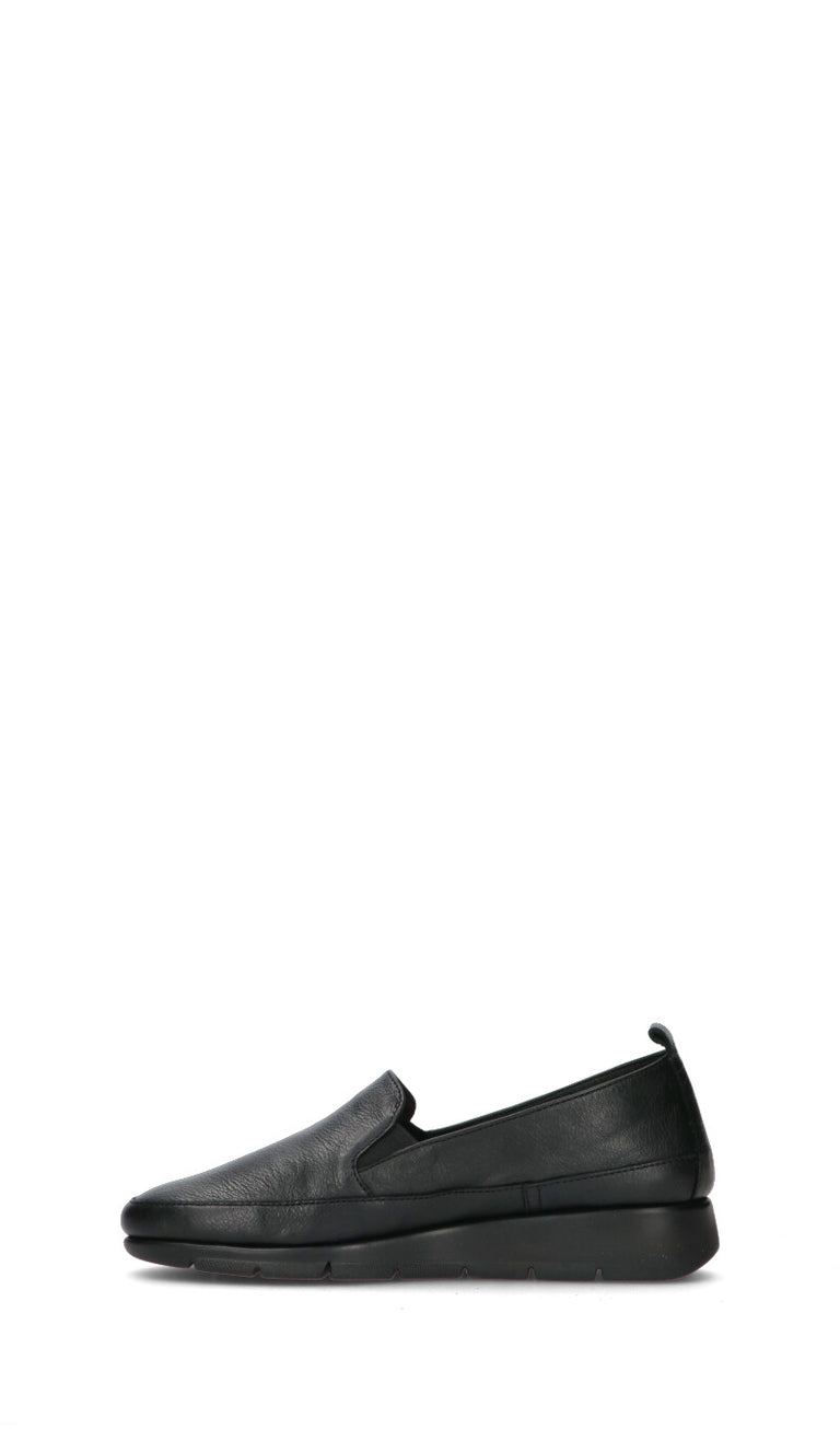 SAYDO Mocassino donna nero in pelle