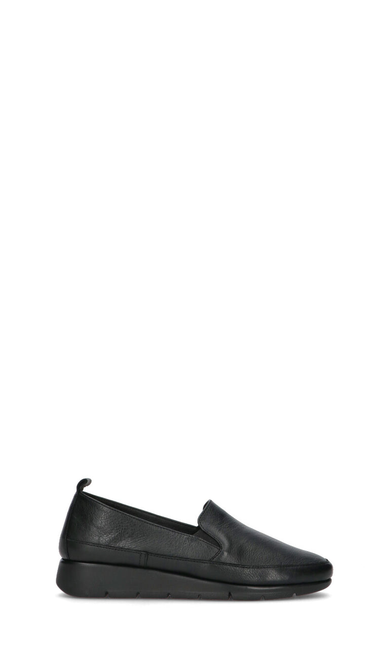 SAYDO Mocassino donna nero in pelle
