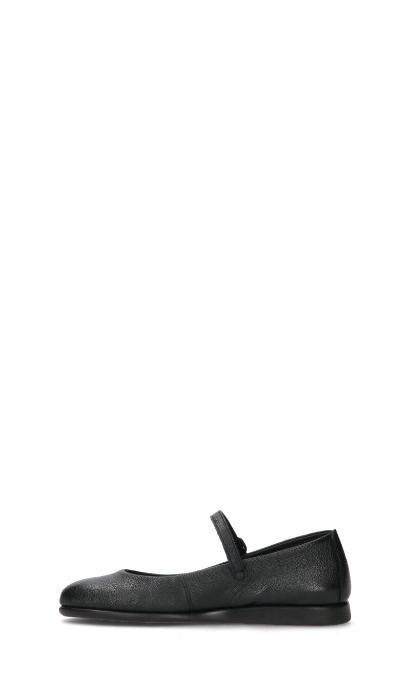 SAYDO Ballerina donna nera in pelle