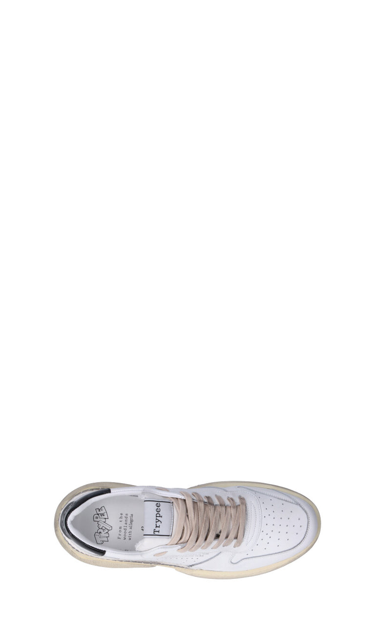 TRYPEE Sneaker uomo bianca in pelle