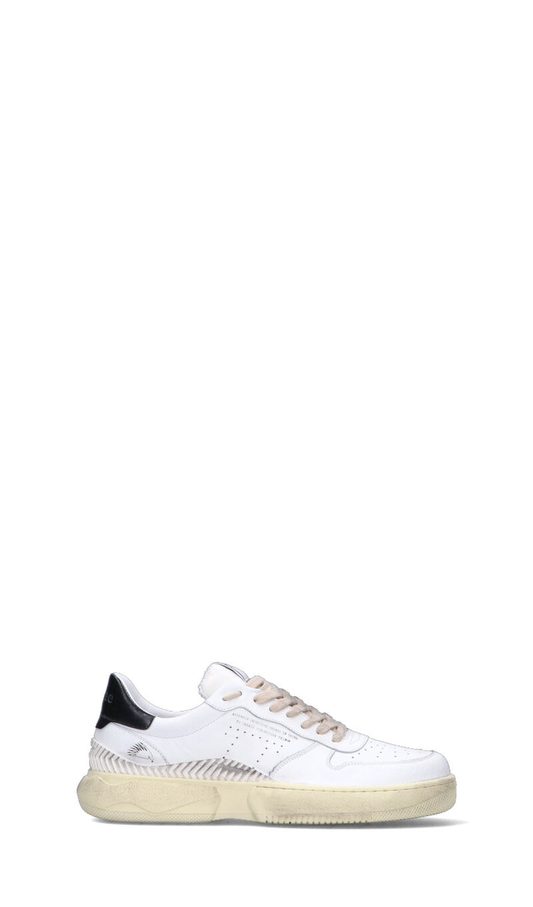 TRYPEE Sneaker uomo bianca in pelle