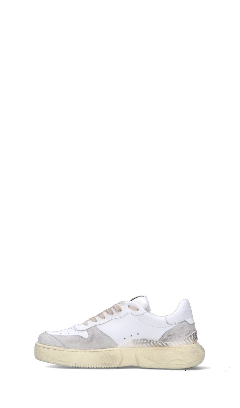 TRYPEE Sneaker donna bianca in pelle