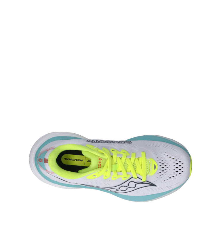 SAUCONY RIDE 19 Scarpa running donna bianca