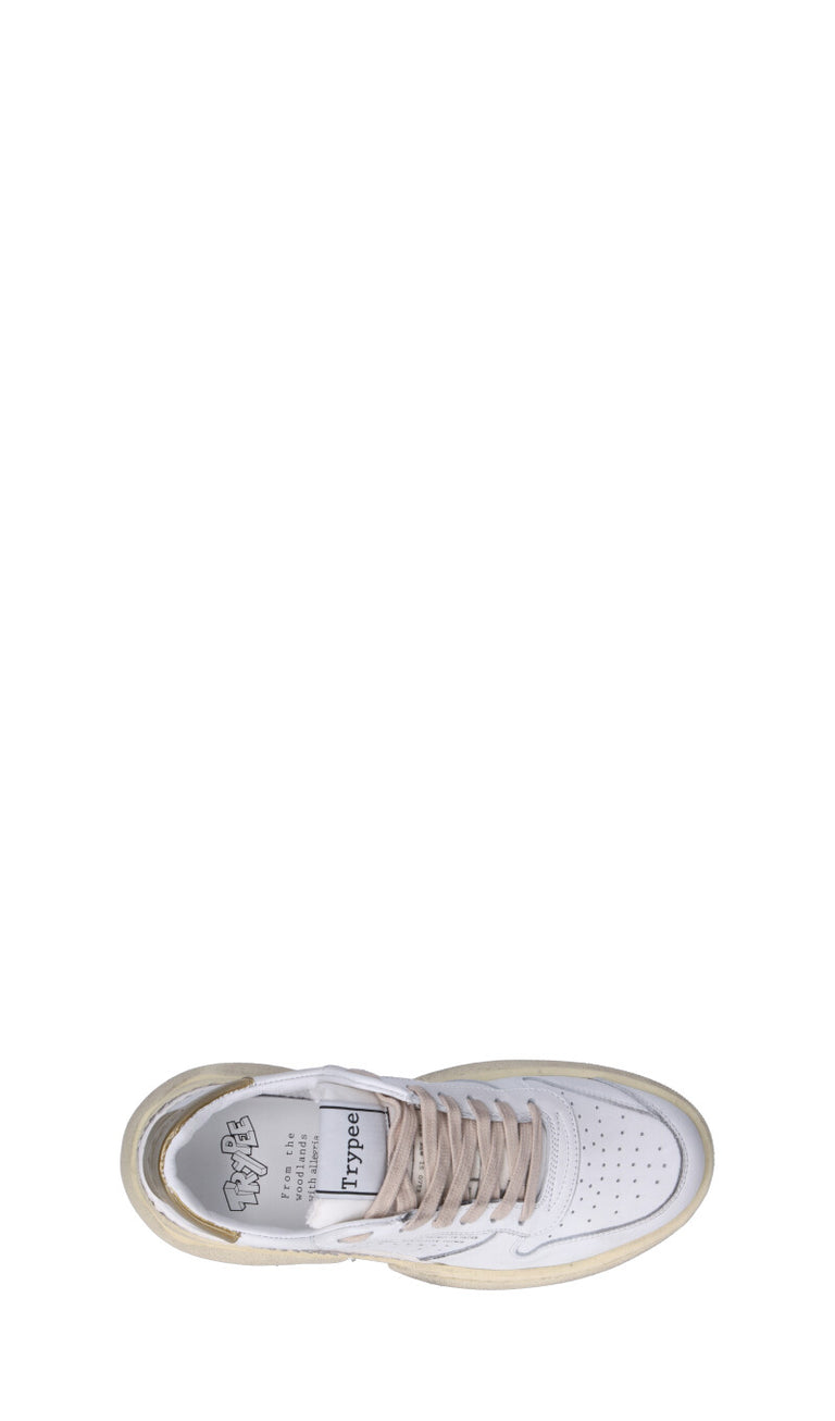 TRYPEE Sneaker donna bianca in pelle