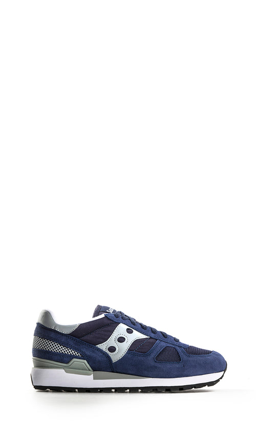 SAUCONY SHADOW ORIGINAL Sneaker uomo blu suede e tessuto
