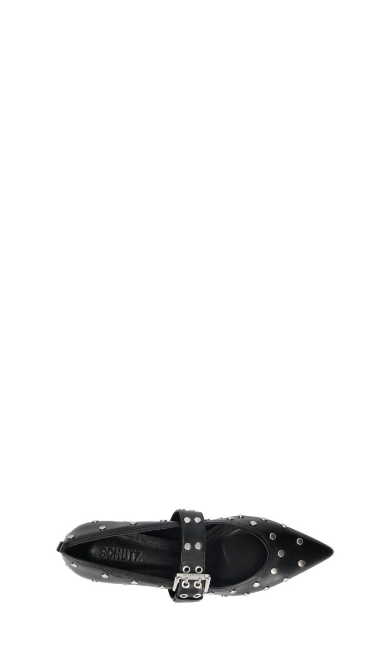 SCHUTZ Ballerina donna nera in pelle