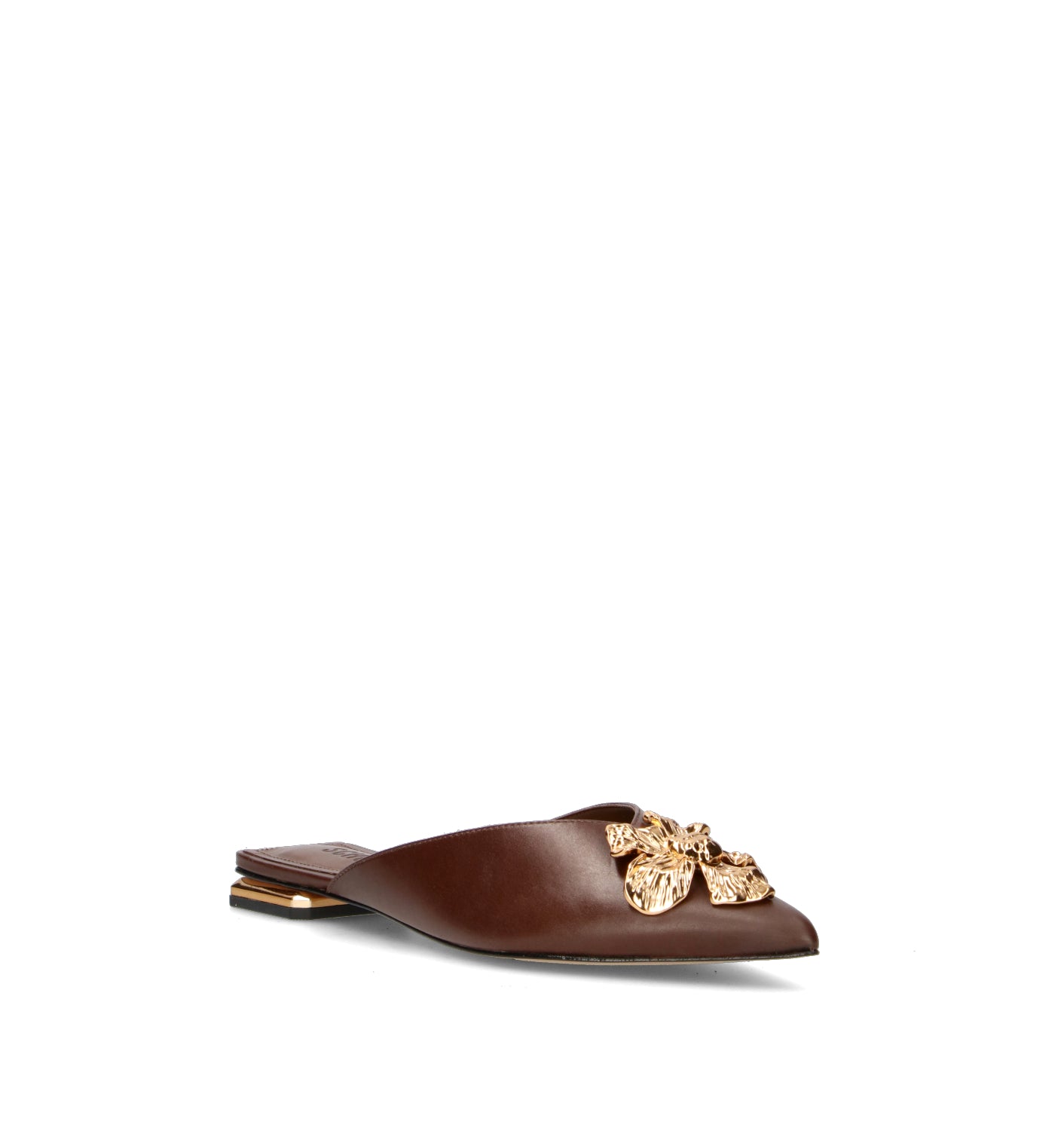 SCHUTZ Sabot donna marrone in pelle