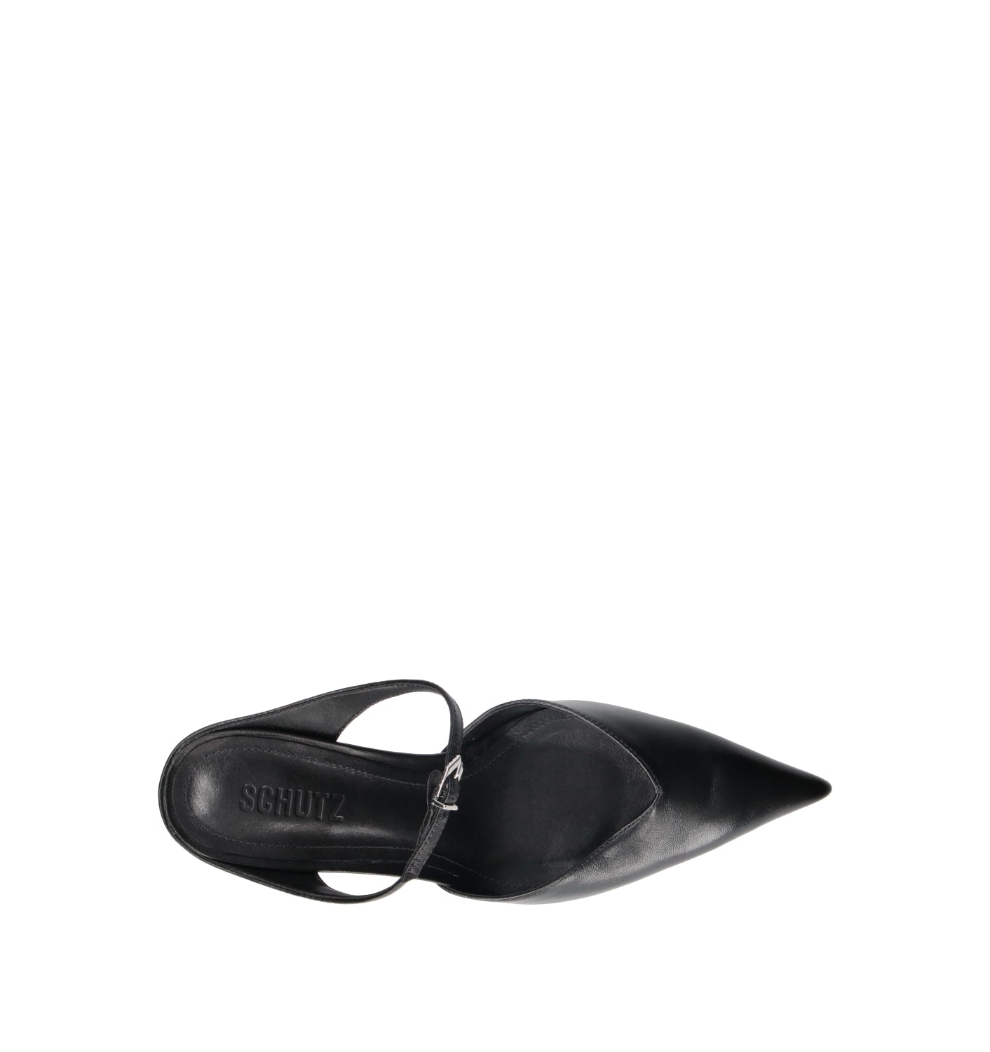 SCHUTZ Slingback donna nero in pelle
