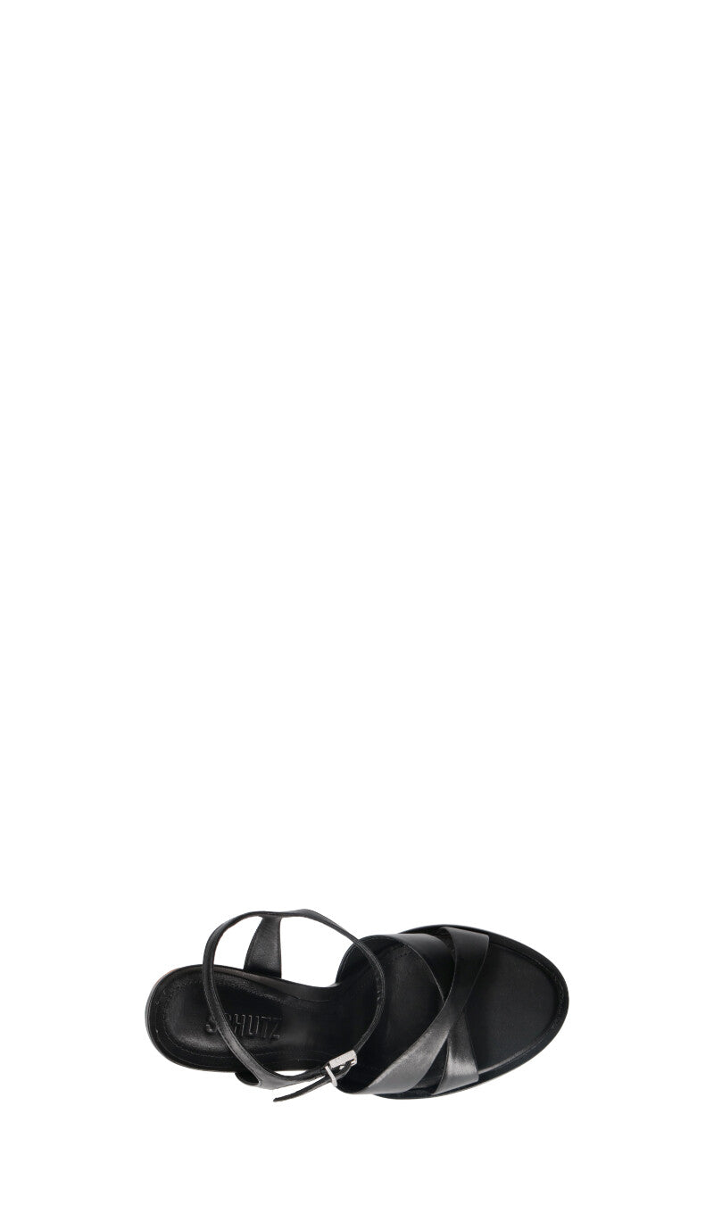 SCHUTZ Sandalo donna nero in pelle
