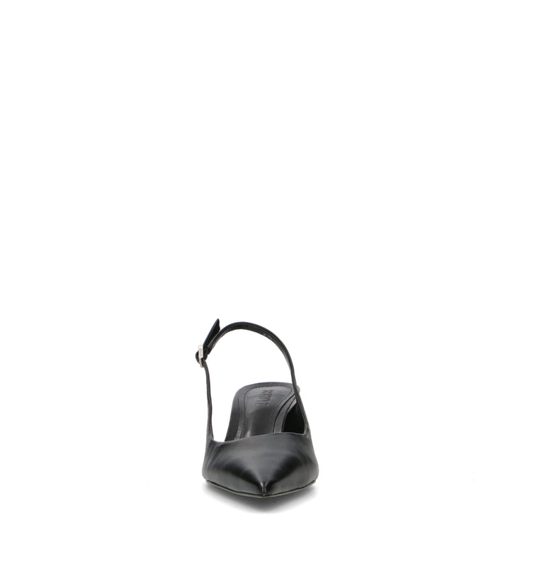 SCHUTZ Slingback donna nera in pelle