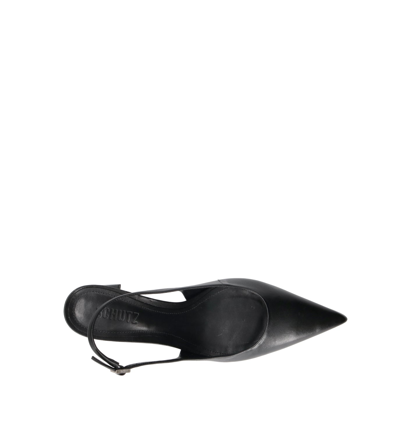 SCHUTZ Slingback donna nera in pelle