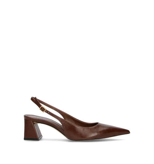 SCHUTZ Slingback donna marrone in pelle