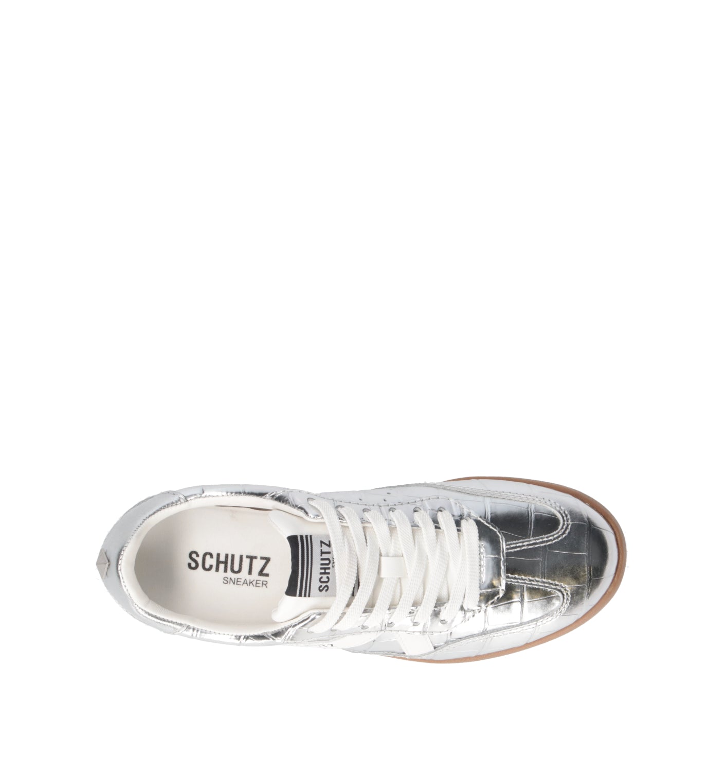 SCHUTZ Sneaker donna argento