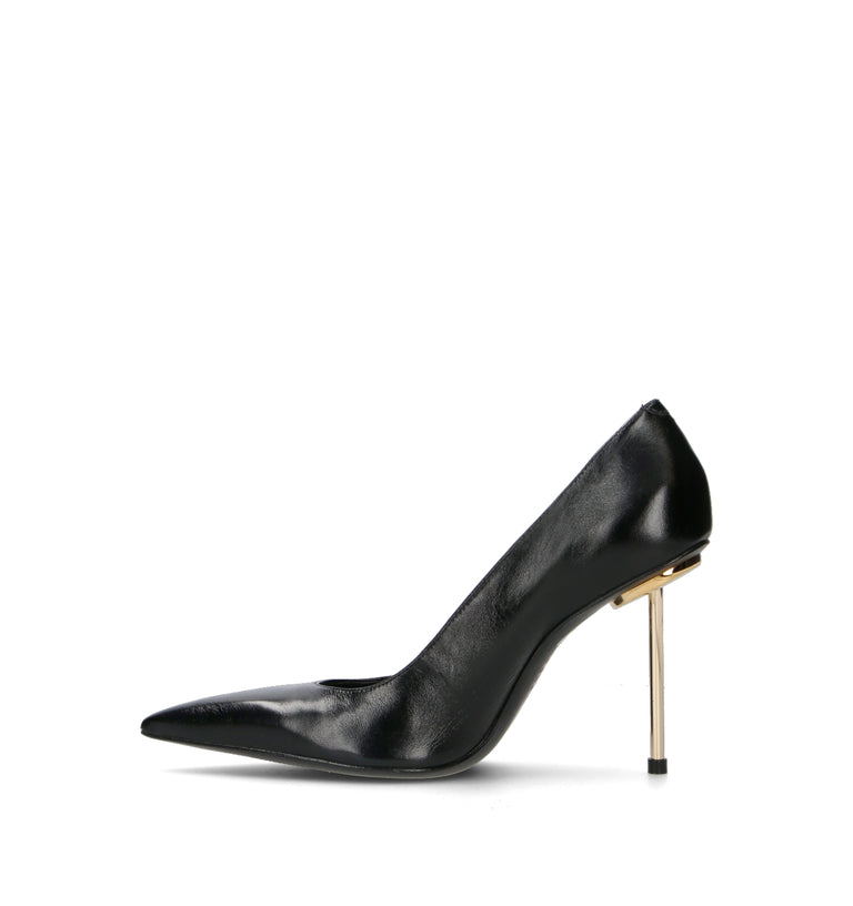 SCHUTZ Décolleté donna nero in pelle