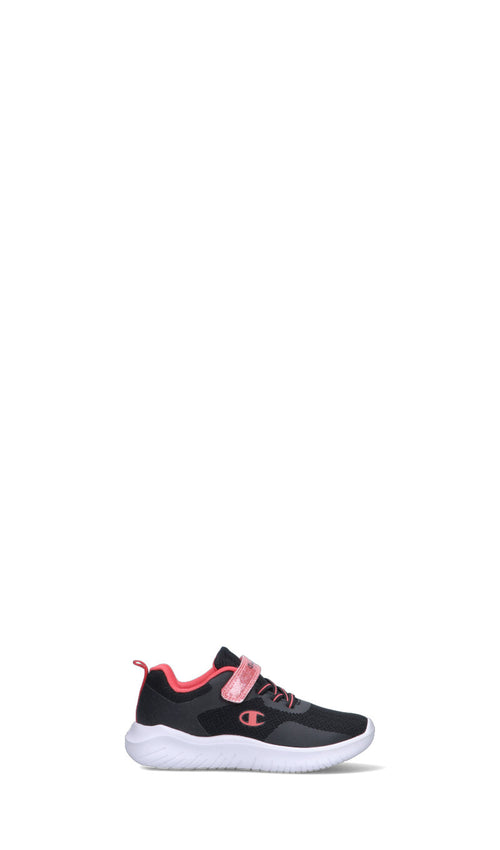 CHAMPION Sneaker bimba nera/rosa