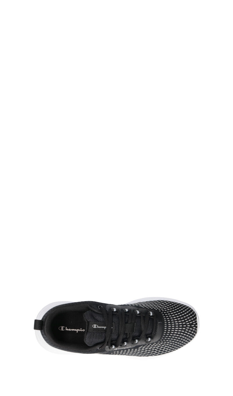 CHAMPION Scarpa running ragazzi unisex nera/bianca