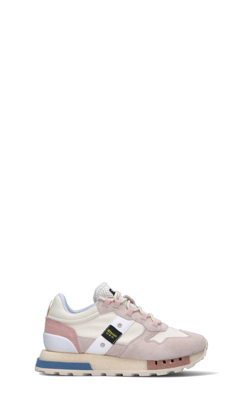 BLAUER Sneaker donna panna/rosa in suede