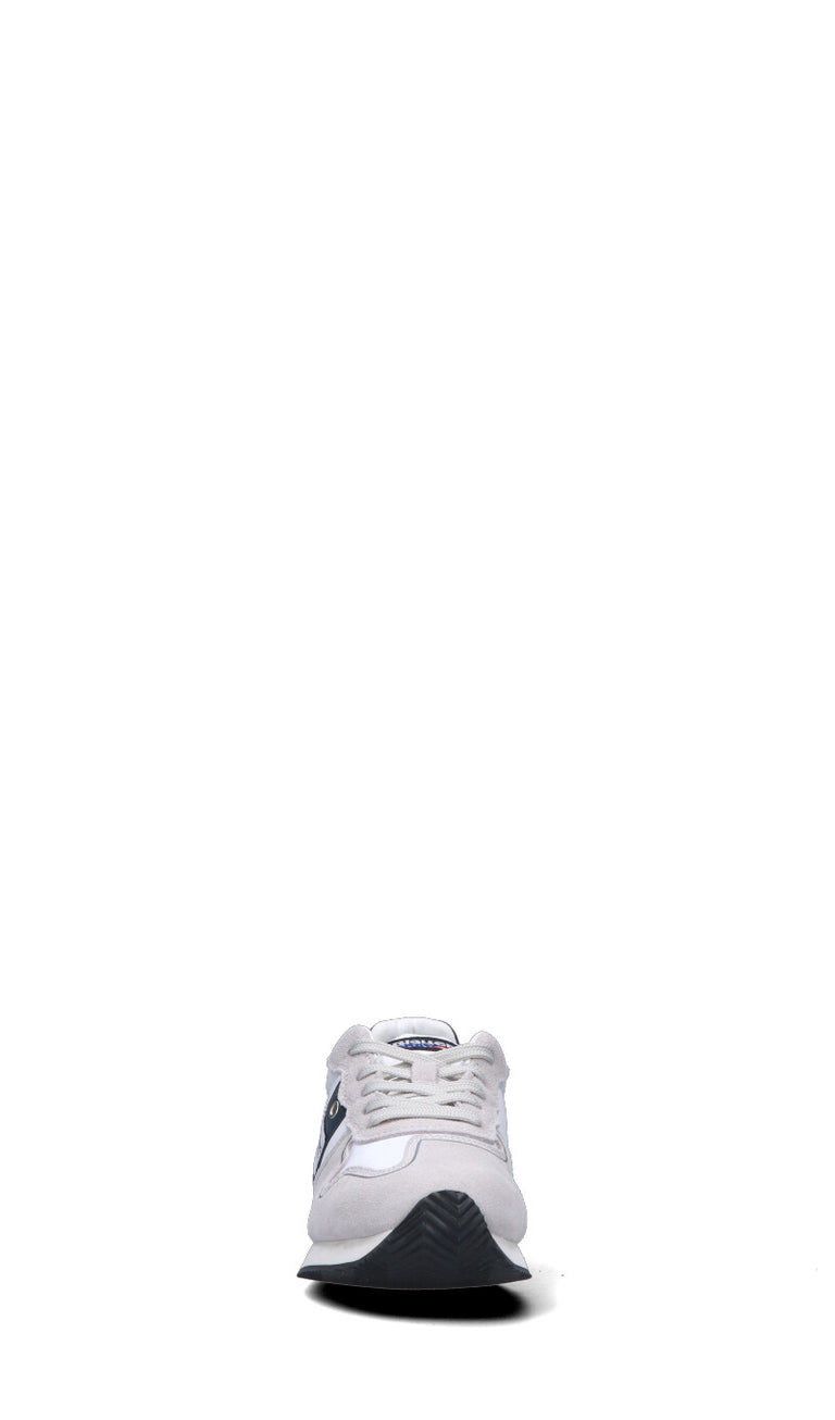 BLAUER Sneaker ragazzo/a bianca/blu in suede