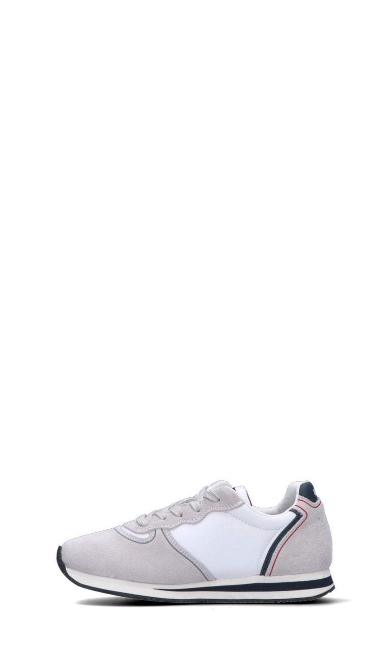 BLAUER Sneaker ragazzo/a bianca/blu in suede