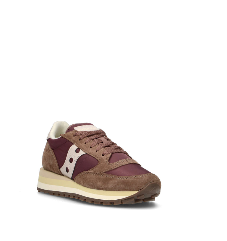 SAUCONY JAZZ TRIPLE Sneaker donna bordeaux/marrone