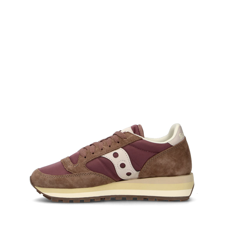 SAUCONY JAZZ TRIPLE Sneaker donna bordeaux/marrone