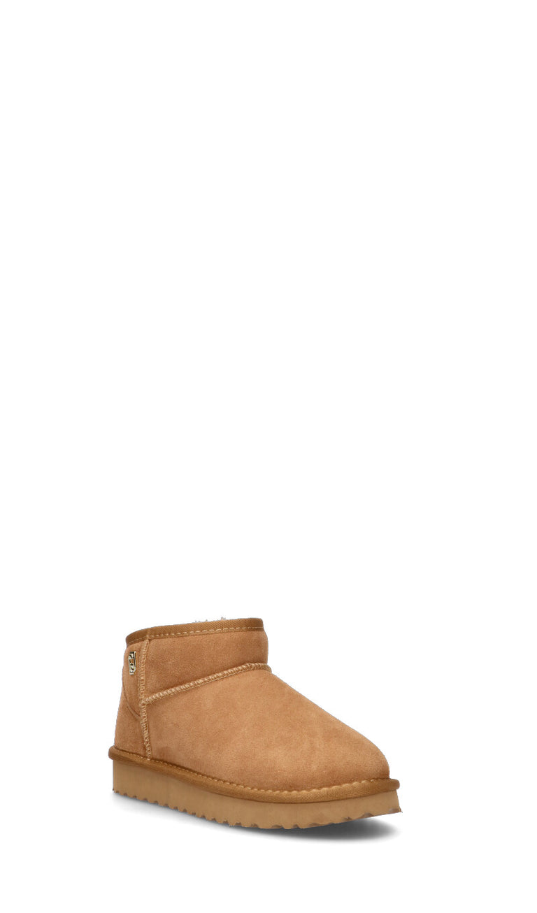 LIU JO Stivaletto pelo donna cognac in suede