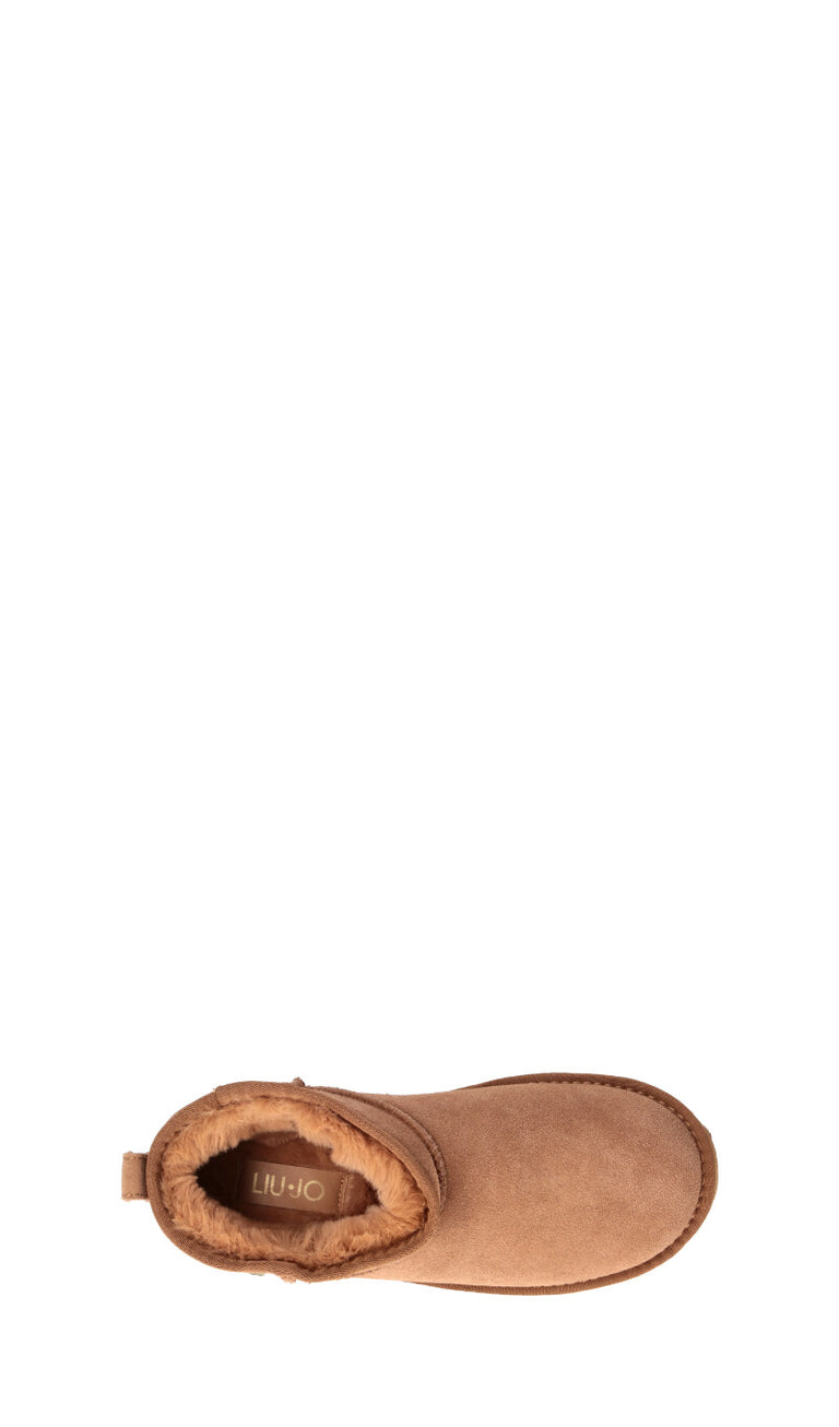 LIU JO Stivaletto pelo donna cognac in suede