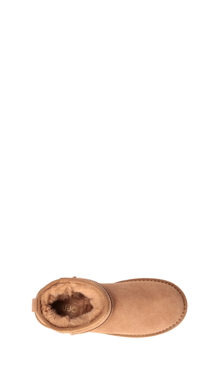 LIU JO Stivaletto pelo donna cognac in suede