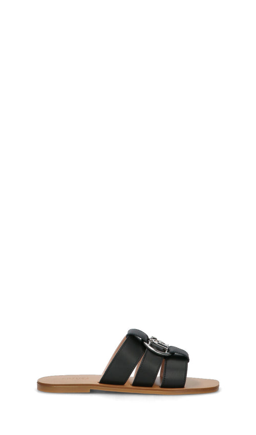 LIU JO Ciabatta donna nera in pelle