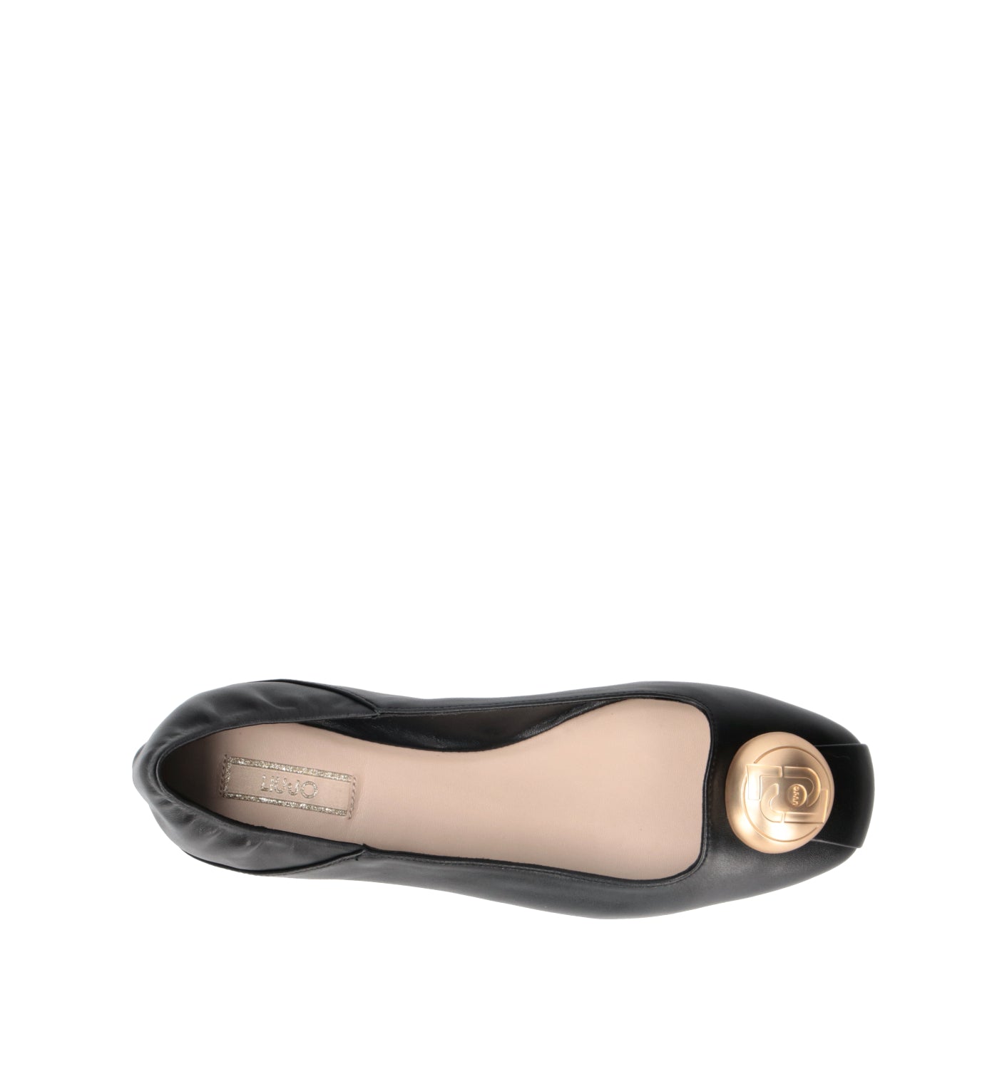 LIU JO Ballerina donna nera in pelle