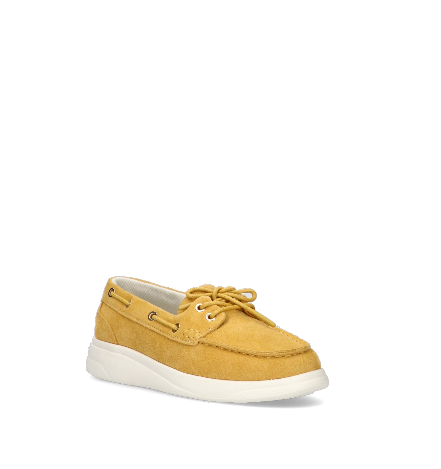 LIU JO Scarpa barca donna gialla in suede