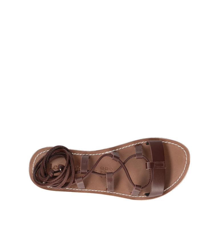 LE SALENTINE Sandalo donna testa di moro in pelle