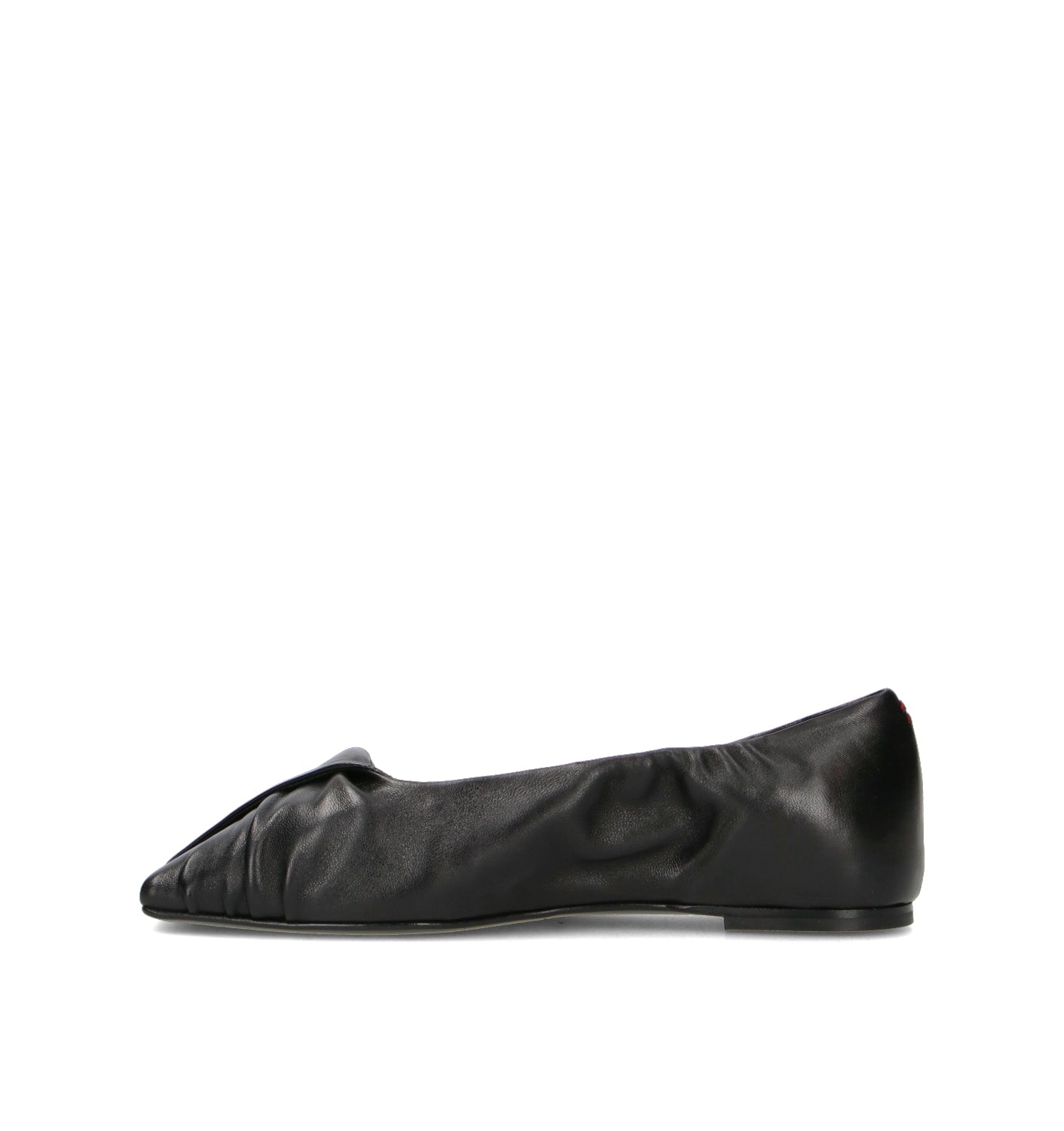 HALMANERA Ballerina donna nera in pelle