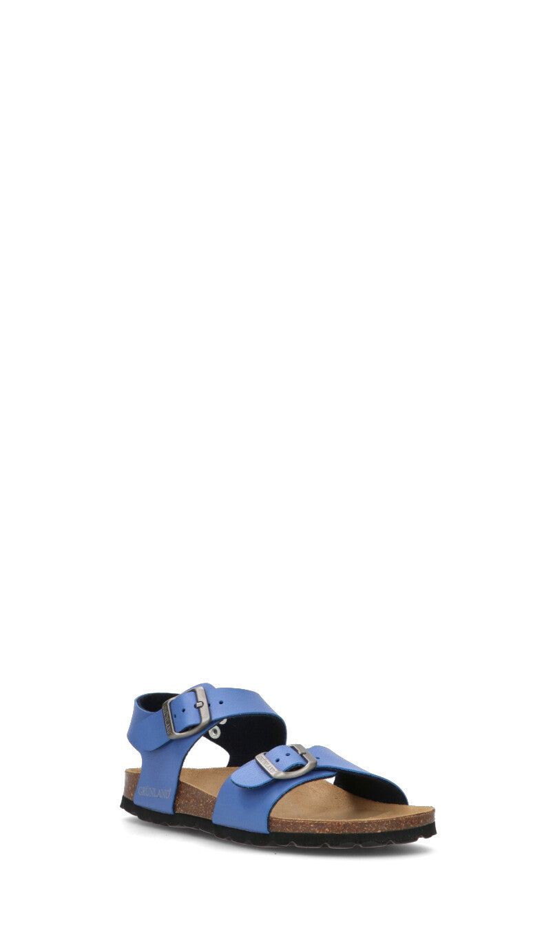 GRUNLAND Sandalo ragazzo blu