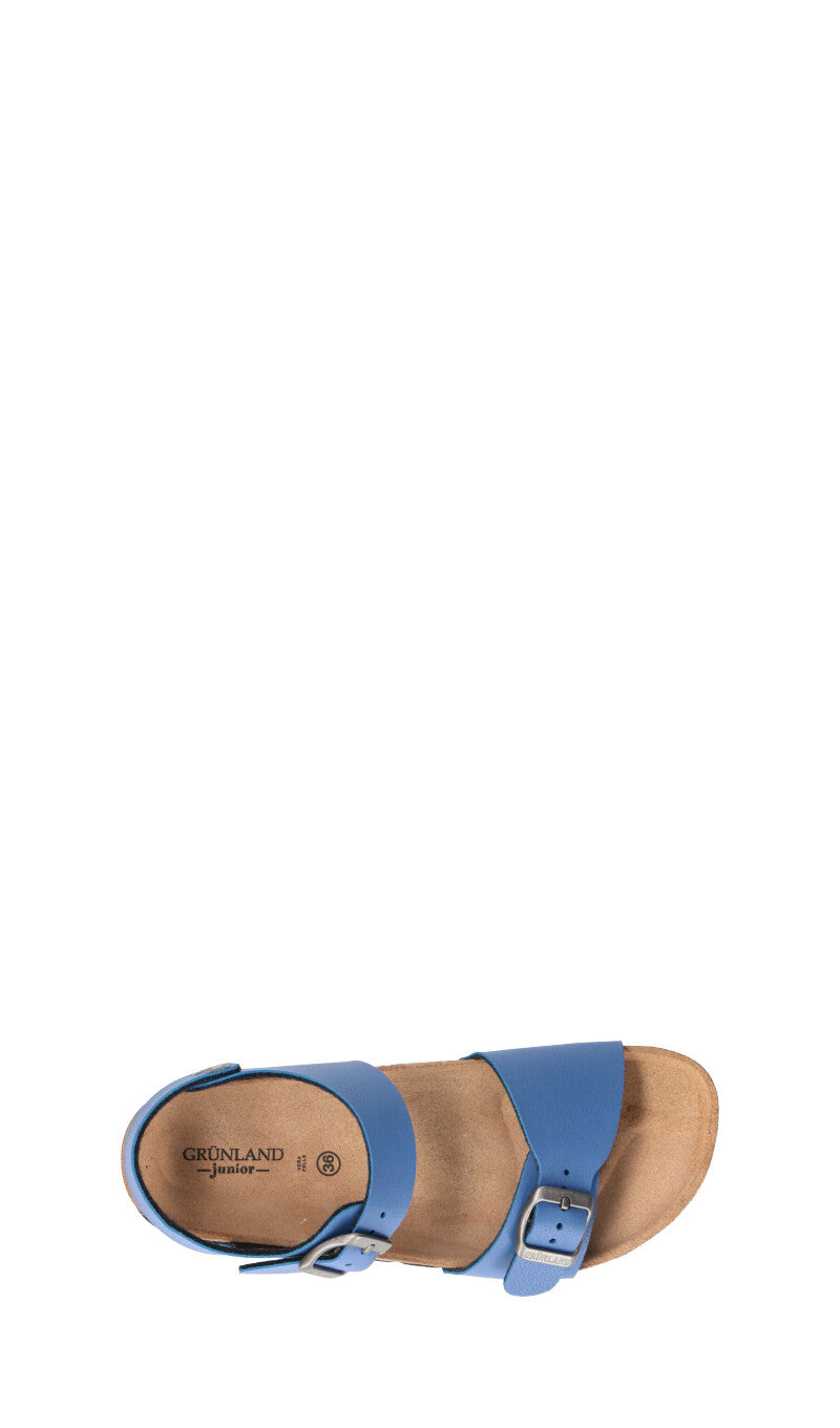 GRUNLAND Sandalo ragazzo blu