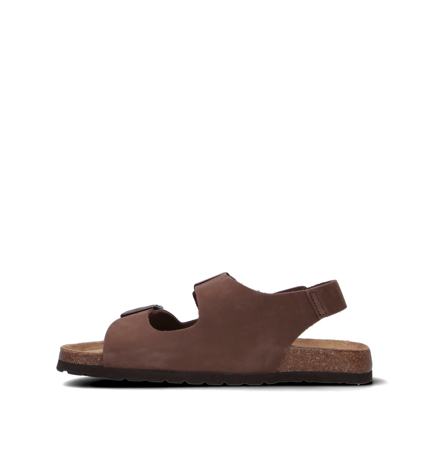 GRUNLAND Sandalo uomo marrone in pelle. Ispirato allo stile outdoor, combina comfort e carattere gra