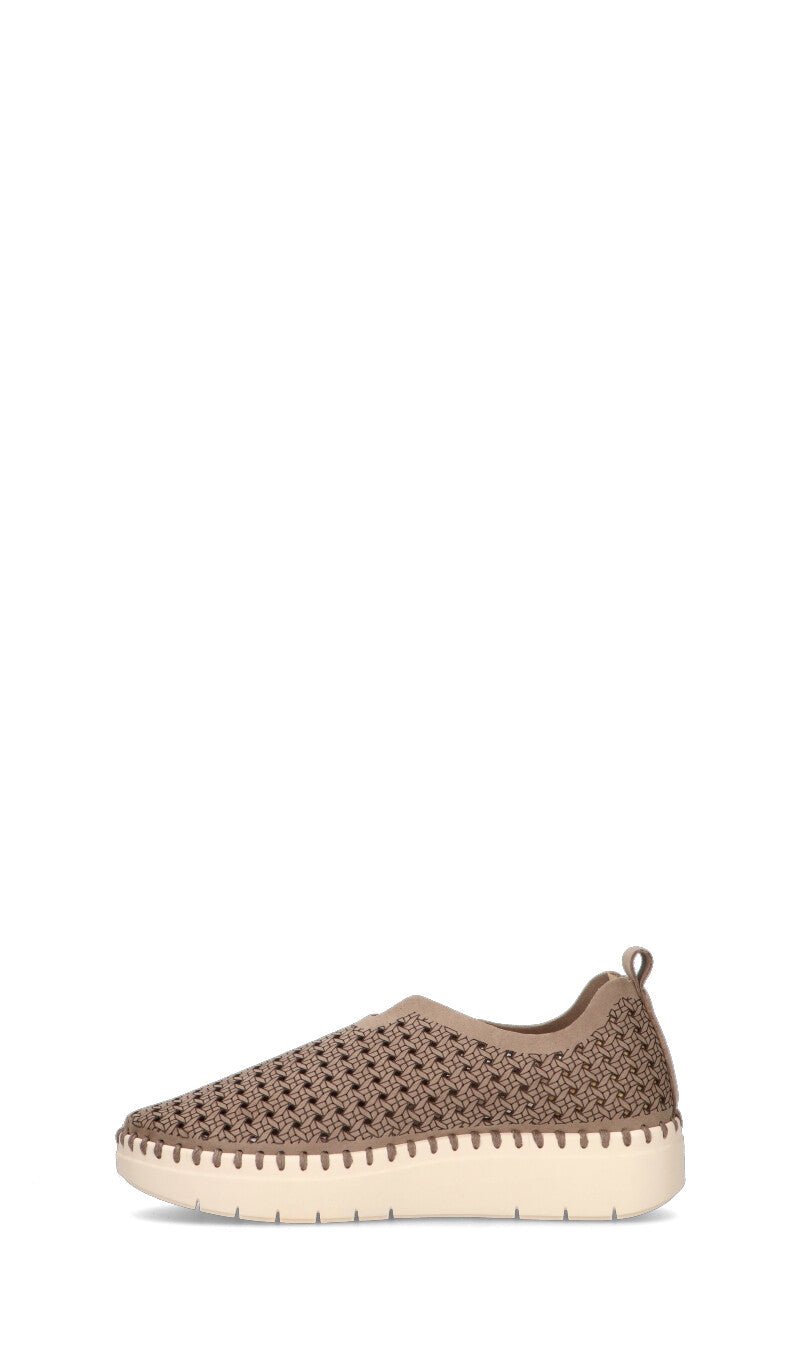 GRUNLAND Slip on donna taupe