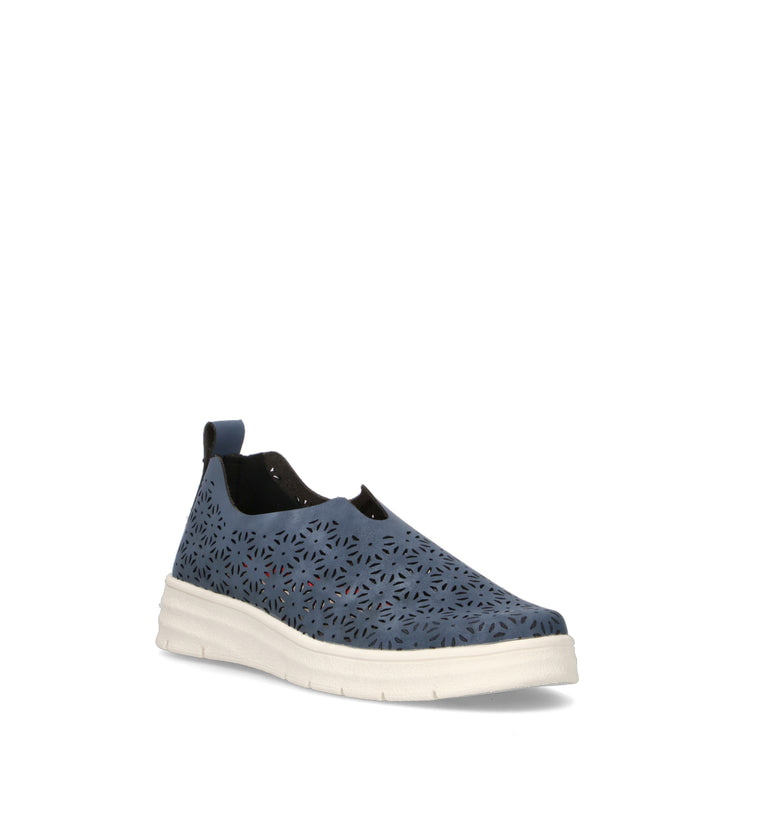 GRUNLAND Scarpa comfort donna blu