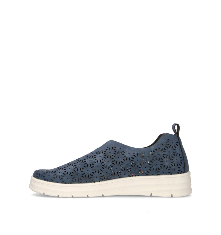 GRUNLAND Scarpa comfort donna blu