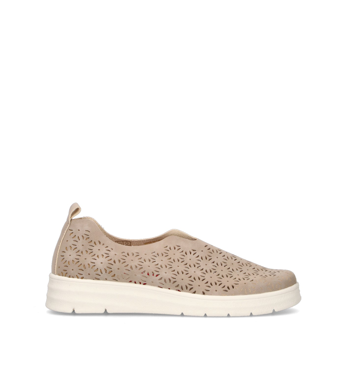 GRUNLAND Scarpa comfort donna taupe