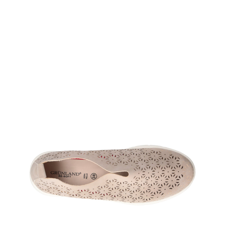 GRUNLAND Scarpa comfort donna taupe
