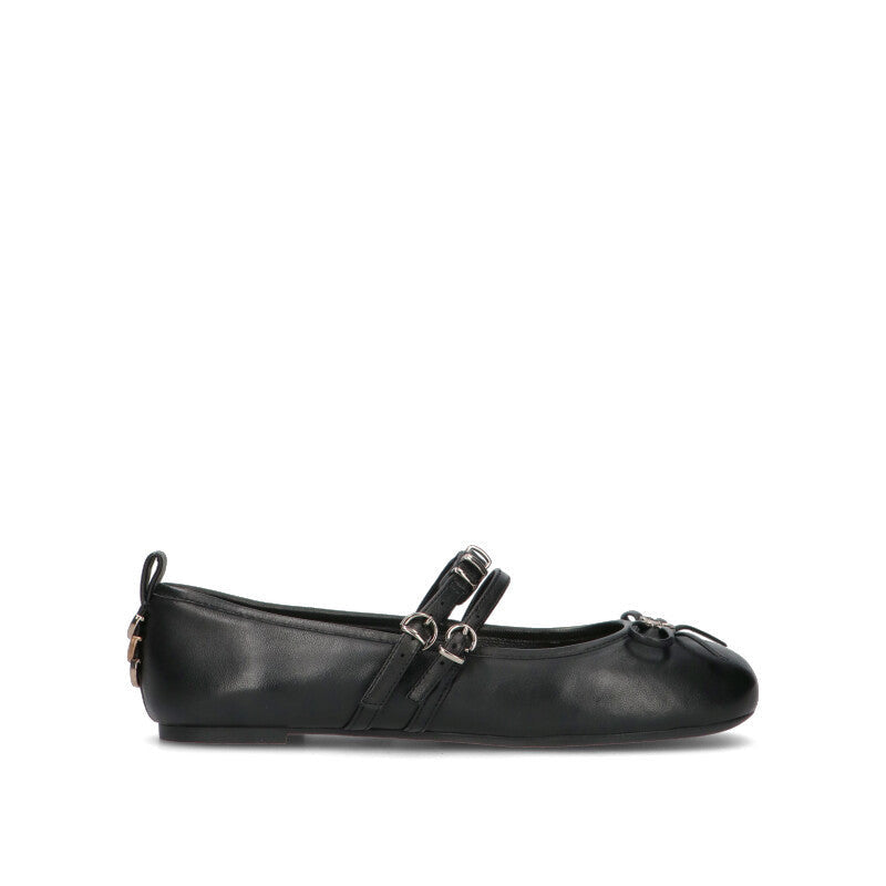 PINKO Ballerina donna nera in pelle