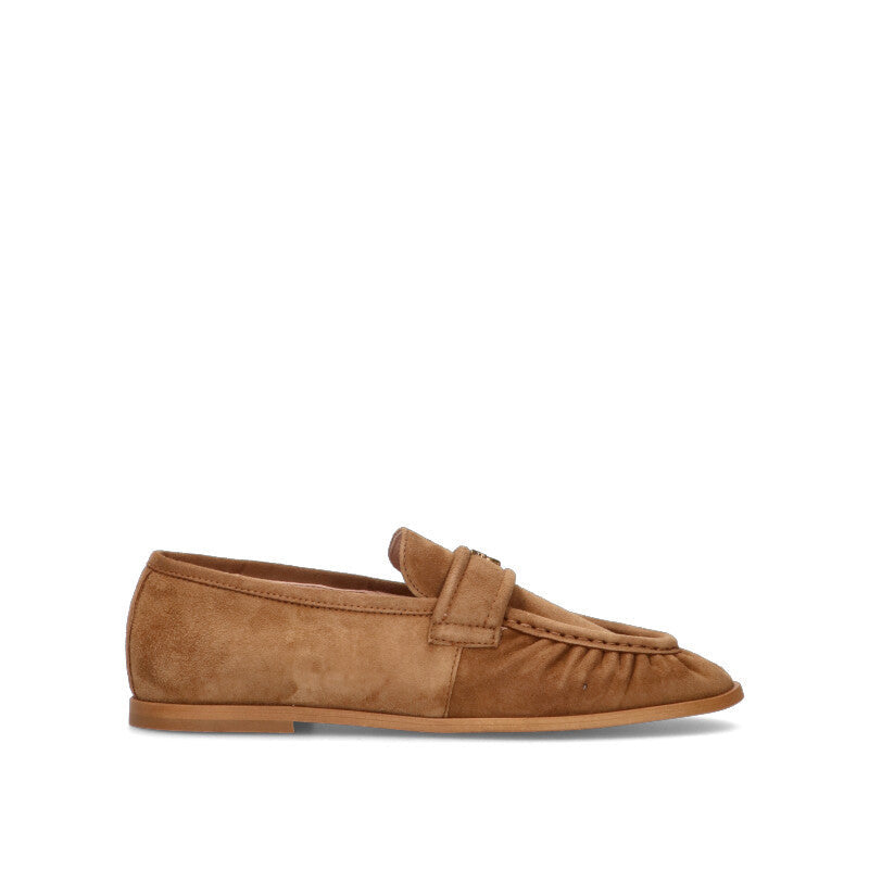 PINKO Mocassino donna marrone in suede