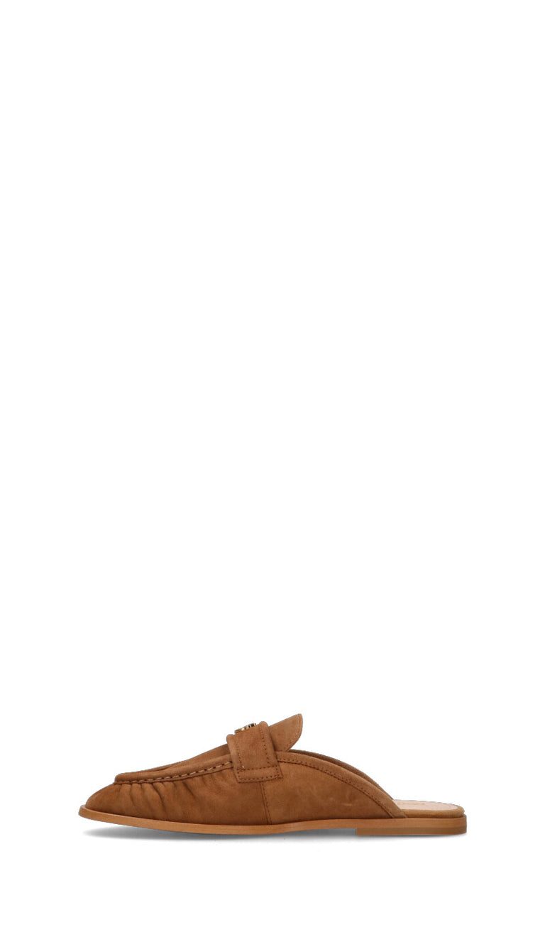 PINKO Sabot donna marrone in suede