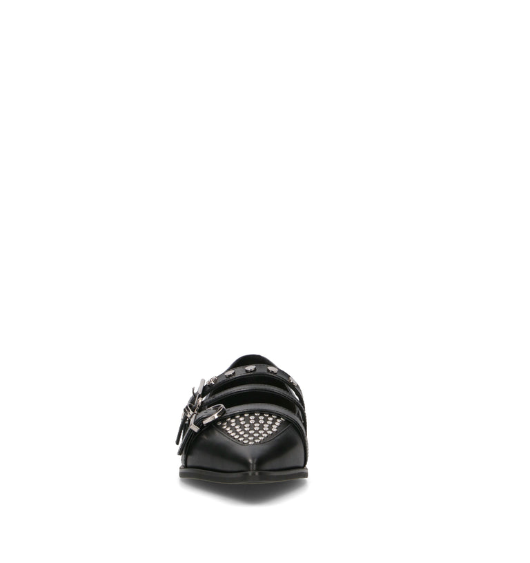 PINKO Ballerina donna nera in pelle