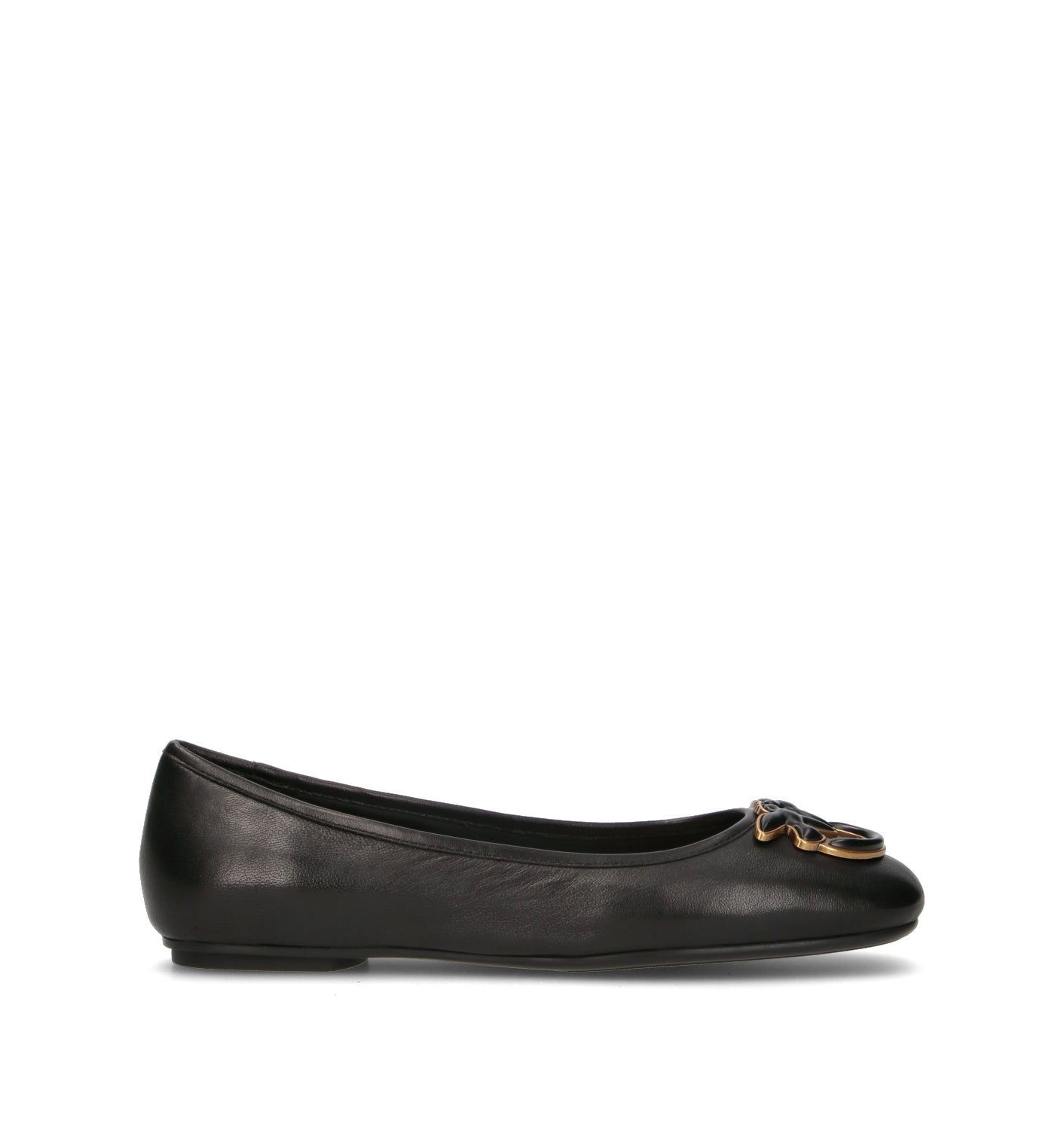 PINKO Ballerina donna nera in pelle